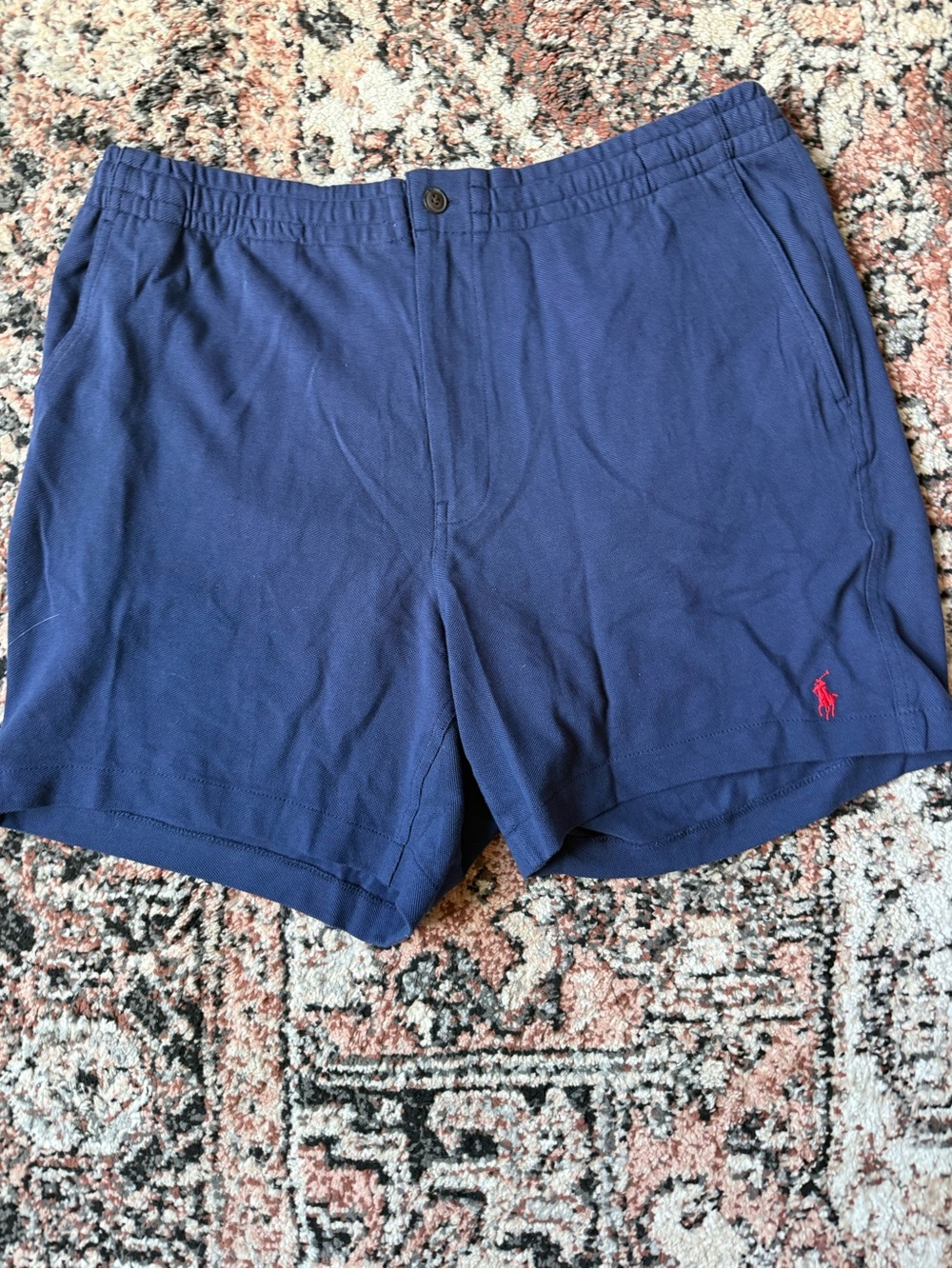 Polo by Ralph Lauren Navy Cotton Blend Men's Shorts new with tags